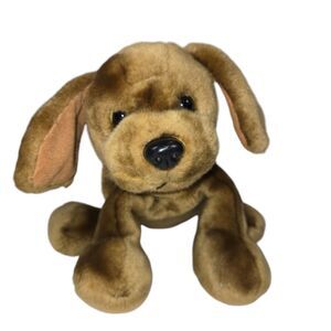 Vtg Kids Preferred Plush Dog Lab Labrador Brown Retriever‎ Puppy Stuffed Animal